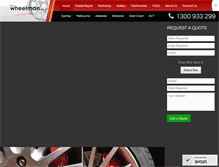 Tablet Screenshot of mobilealloywheelrepairs.com.au